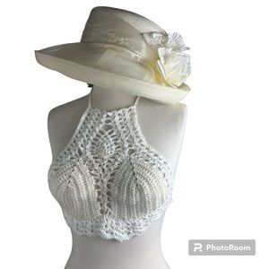 August Roll-Up-Brim Straw Hat